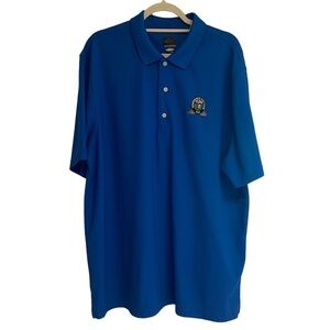 Greg Norman golf polo shirt sleeve embroidered left chest and sleeve size 2XL